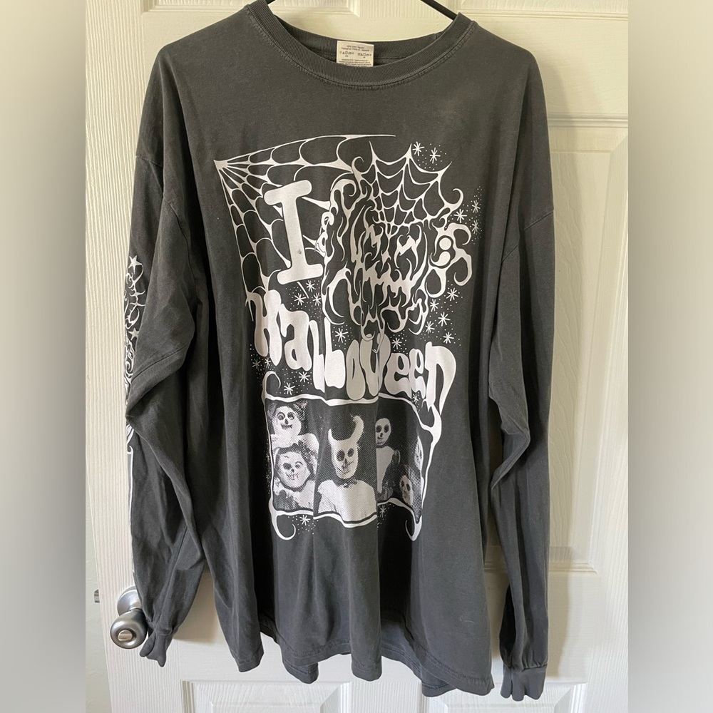 Halloween metal long sleeve shirt
